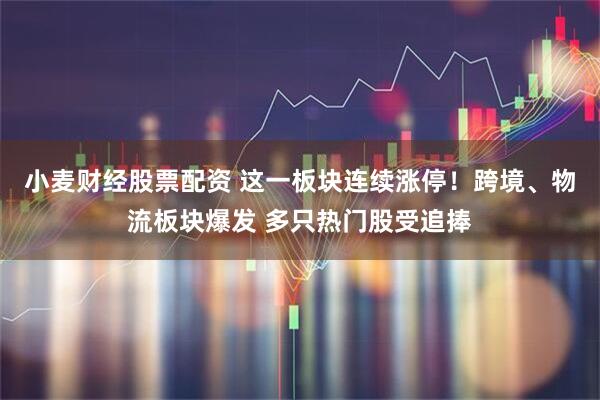小麦财经股票配资 这一板块连续涨停！跨境、物流板块爆发 多只热门股受追捧